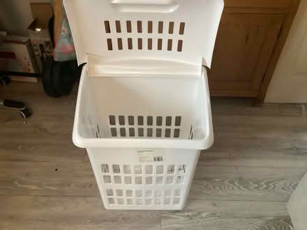 Photo of free White Washing basket (Whipton Exeter) #2