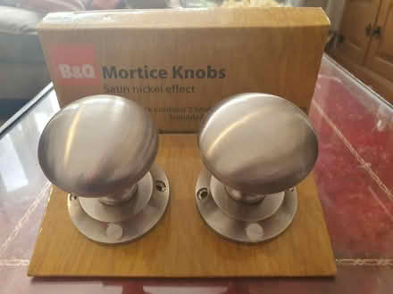 Photo of free Mortice knobs, Satin Nickel effect (West putney SW15) #1