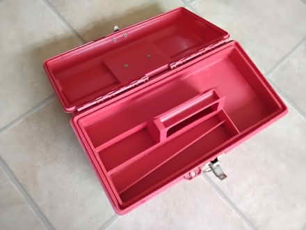 Photo of free Red plastic tool box (Welwyn AL6) #3