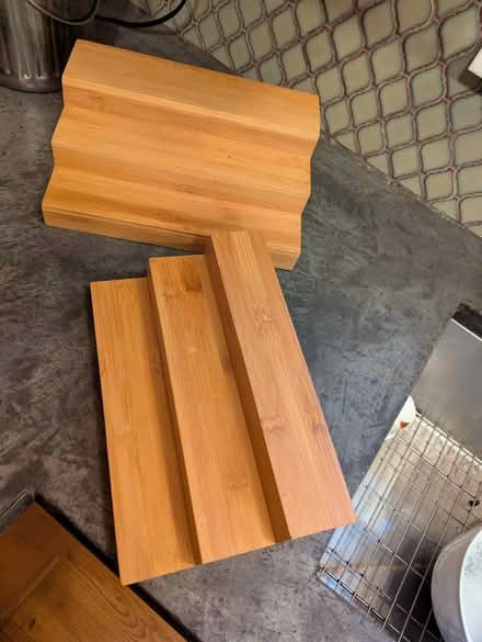 Photo of free Bamboo spice or knick knack shelves (Seattle Bitter Lake) #1