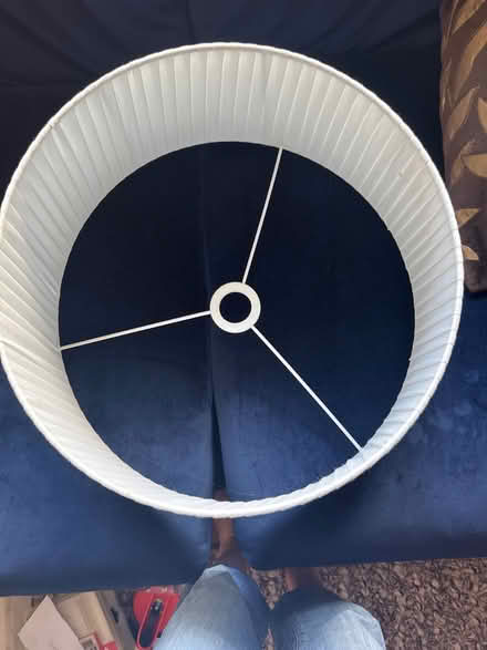 Photo of free Beautiful pleated large lampshade (Wheathampstead AL4) #3