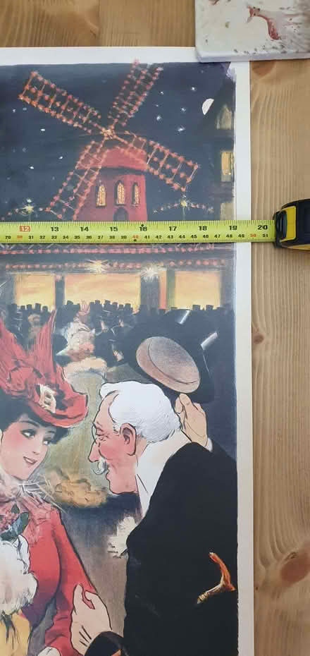 Photo of free Moulin Rouge Poster - Puchased in Pari (Worlds End SW10) #2