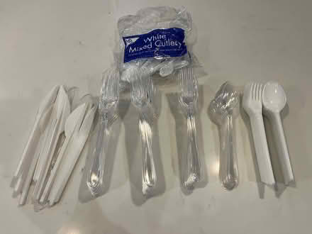 Photo of free Assorted unused plastic cutlery (Otford TN14) #1