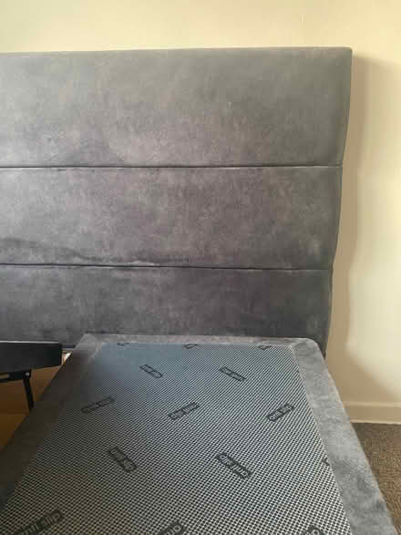 Photo of free Queen size storage divan bed & headboard (Sprowston NR3) #2