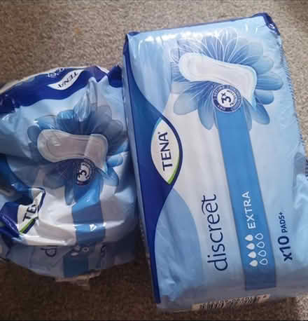Photo of free Tena pads (CO4 9 Colchester) #1