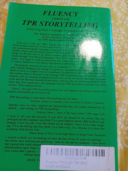 Photo of free Book about language acquisition (Didsbury) #2