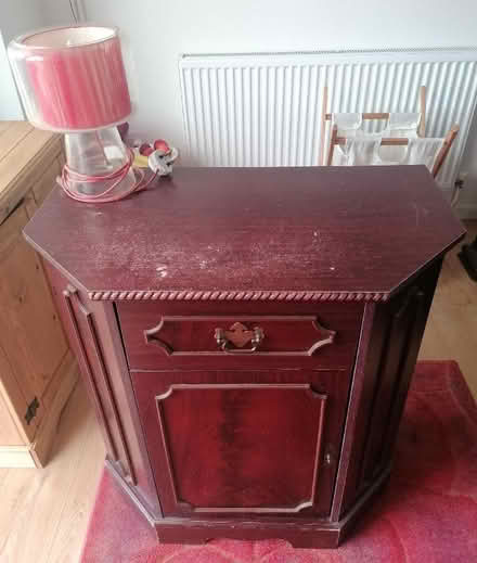 Photo of free Corner unit + red lamp (Farley Hill LU1) #1