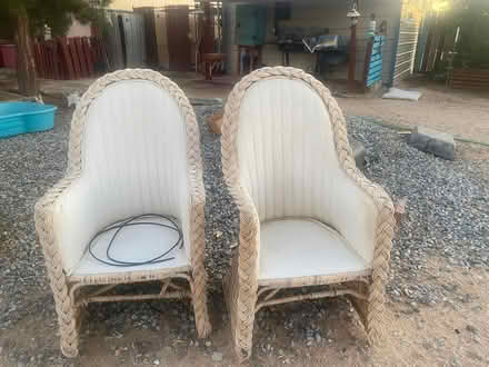 Photo of free 4 wicker chairs (Twentynine Palms) #1