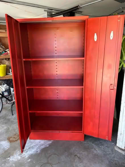 Photo of free Metal Office Cabinet (West Seattle) #1