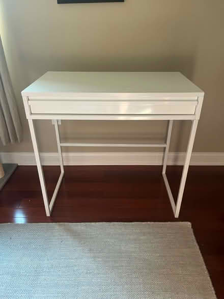 Photo of free Small white desk (Cambridgeport) #1