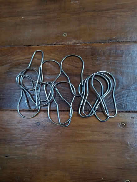 Photo of free Metal shower curtain rings (Crookes S10) #1