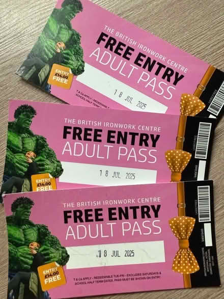 Photo of free Pass to the ironworks (Oswestry SY11) #1