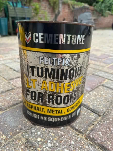 Photo of free Felt adhesive for roofs (Littleham) #1