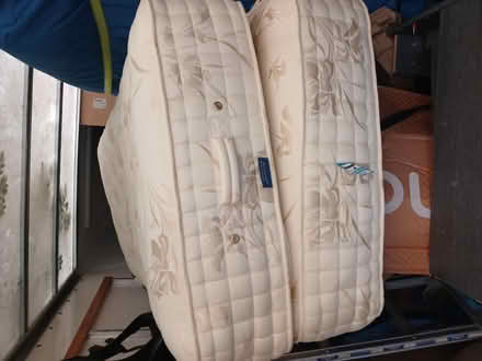 Photo of free Superking bed frame and mattress (Wembley) #1