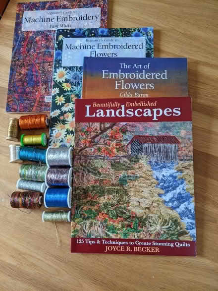Photo of free Metallic thread and machine embroidery books (Norton St. Philip) #1