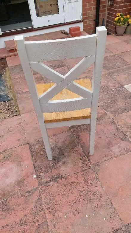 Photo of free Four wooden chairs (Swinford OX29) #3