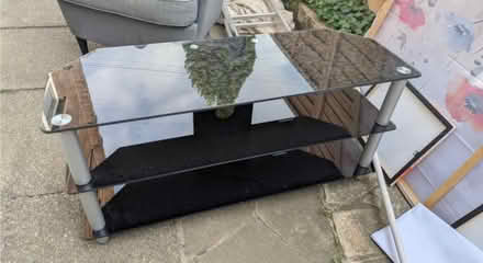 Photo of free Black Glass TV corner unit (Old Denaby DN12) #1