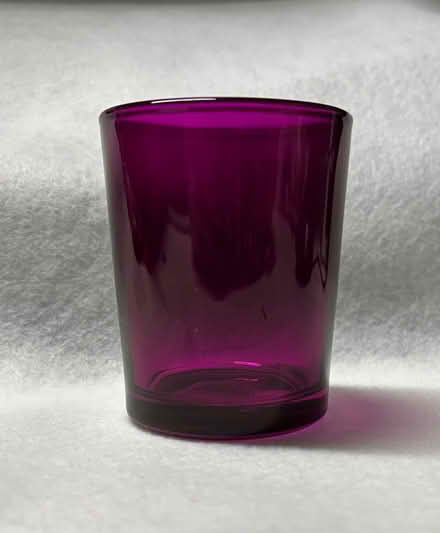 Photo of free 12 purple votive candle holders (Near the old Sherman Hospital) #1