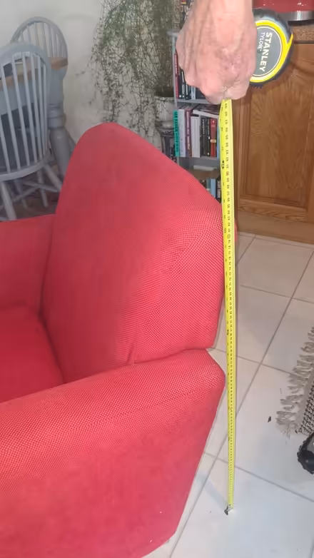 Photo of free Small red chair (Dublin, Meath) #1