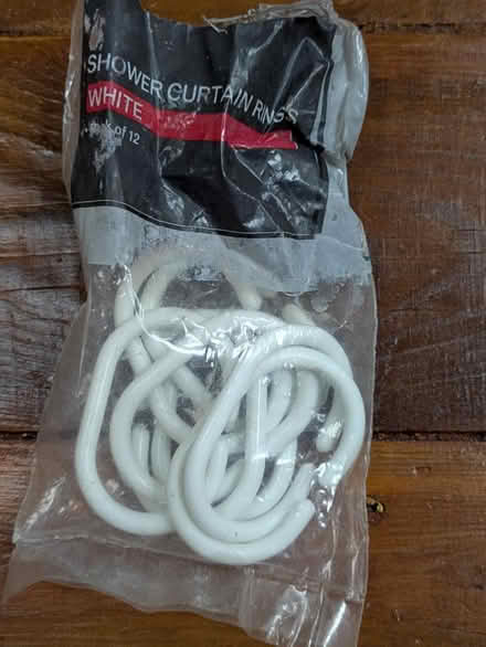 Photo of free Plastic shower curtain rings (Crookes S10) #1