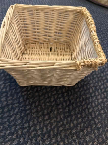 Photo of free White wicker basket (Ashford TW15) #3