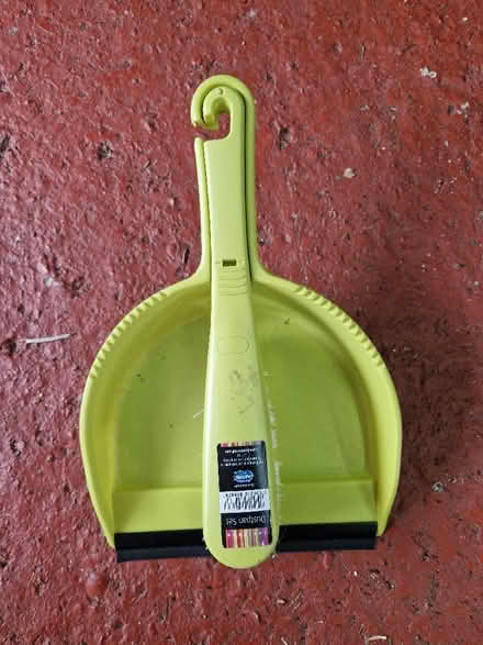 Photo of free Green dustpan and brush (Arborfield Garrison RG2) #1