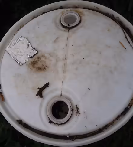 Photo of free White rain barrel (Sharon hill, PA) #1