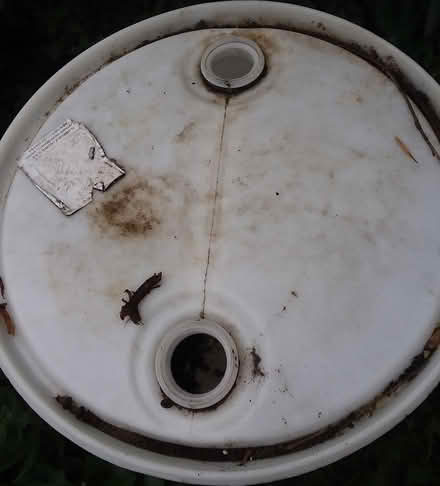 Photo of free White rain barrel (Sharon hill, PA) #1