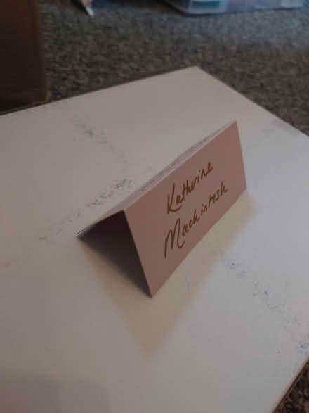 Photo of free 26x pink folded placecards (St Agnes, TR5) #1