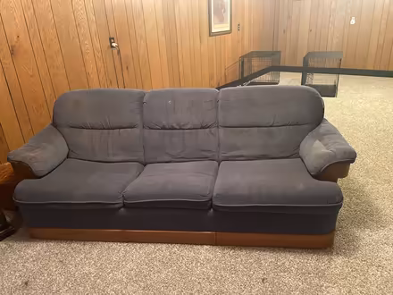 Photo of free Blue couch (Utica IN) #1