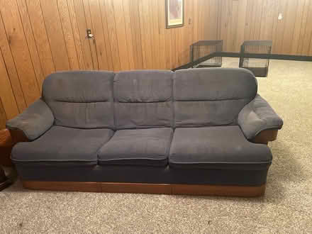 Photo of free Blue couch (Utica IN) #1