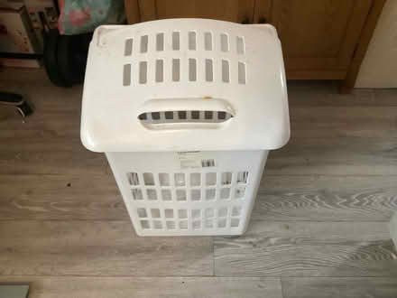 Photo of free White Washing basket (Whipton Exeter) #1