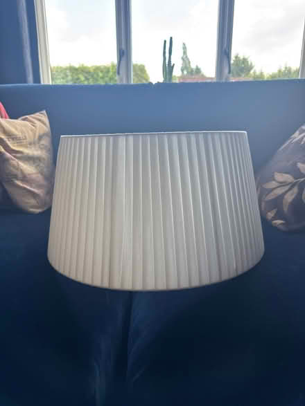 Photo of free Beautiful pleated large lampshade (Wheathampstead AL4) #2