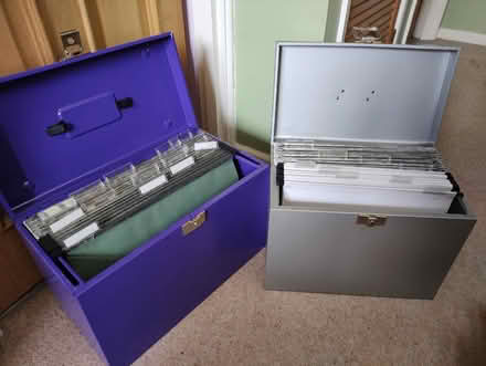 Photo of free Metal (filing) boxes, NOT lockable (Eaton NR4) #2