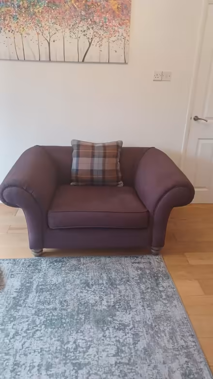 Photo of free Lovey large aubergine chair (Thame OX9) #3
