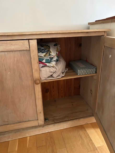 Photo of free Old pitch pine cupboard (IP1) #1