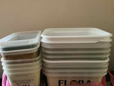 Photo of free Empty Flora tubs (Astley Bridge BL1) #1