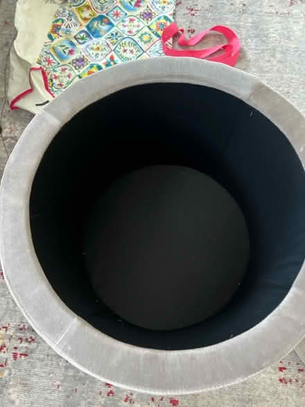 Photo of free Two Velvet gray ottomans (Park view\Petworth) #3