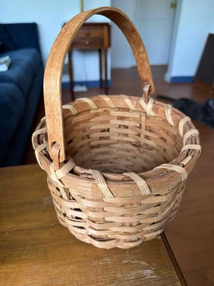 Photo of free Wooden Swing Handle Basket (Waltham) #1