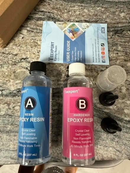 Photo of free Resin set incl hardener (London SW19) #1