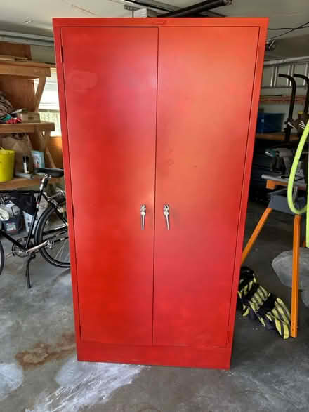 Photo of free Metal Office Cabinet (West Seattle) #2