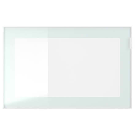 Photo of free GLASSVIK Glass door, white/light green frosted glass, 60x38 (Greatfield GL53) #1