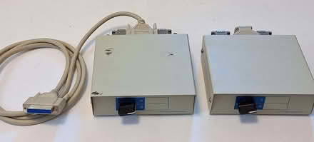 Photo of free data switch boxes db25/db9/mini-din (Davis/Teele Square area) #4