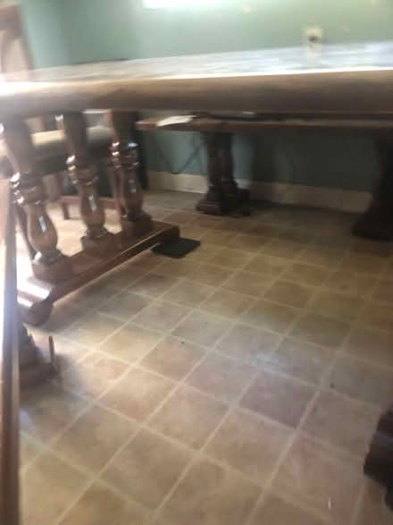 Photo of free Long wood table (Off of Pollard Rd LG) #3