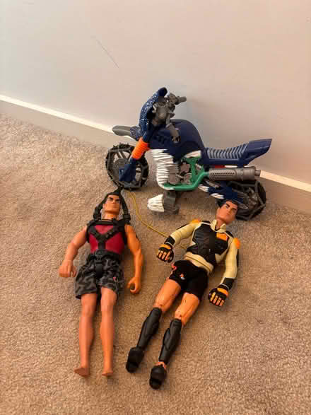 Photo of free Action men and snow motorbike (Poplars SG2) #1