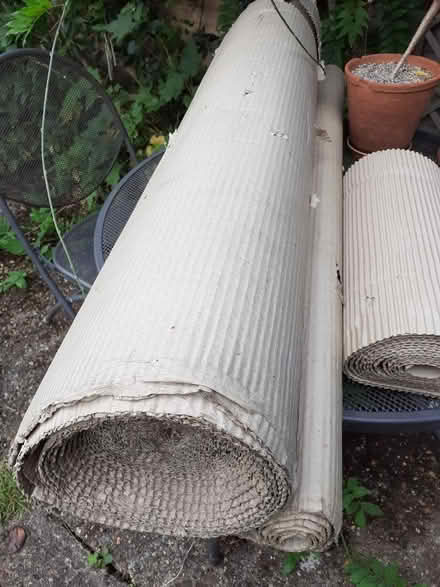 Photo of free Roll of corrugated cardboard.120cm wide. (Welwyn AL6) #1