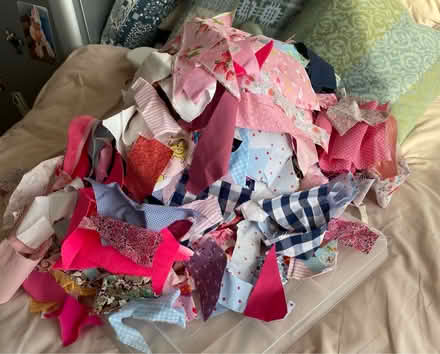Photo of free Bag fabric pieces (N11 Bounds Green) #1