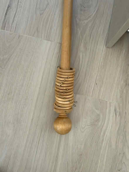 Photo of free 3 pine curtains poles (Chiswell Green) #2