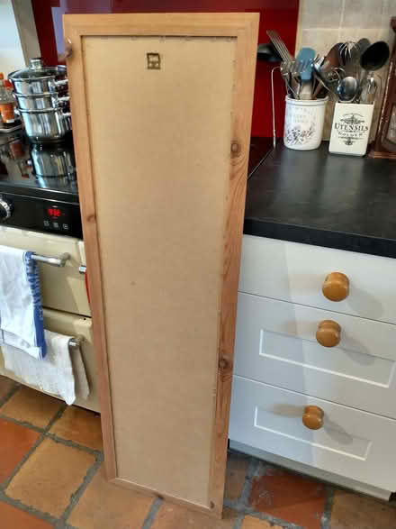 Photo of free Mirror with pine frame (North Wootton BA4) #3
