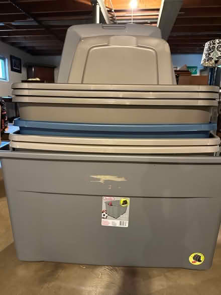 Photo of free Plastic storage bins (Alley) #1